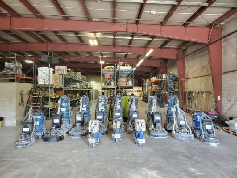 concrete polishing machines for concrete floor removal and preparation
