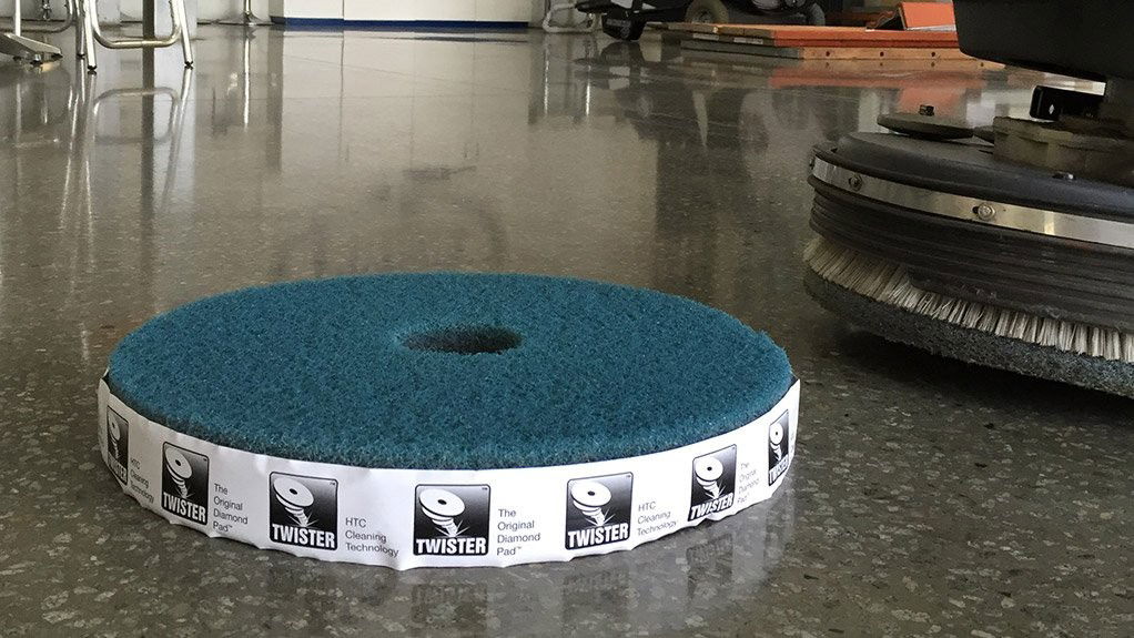 Diamond Impregnated Cleaning Pad for Polished Concrete