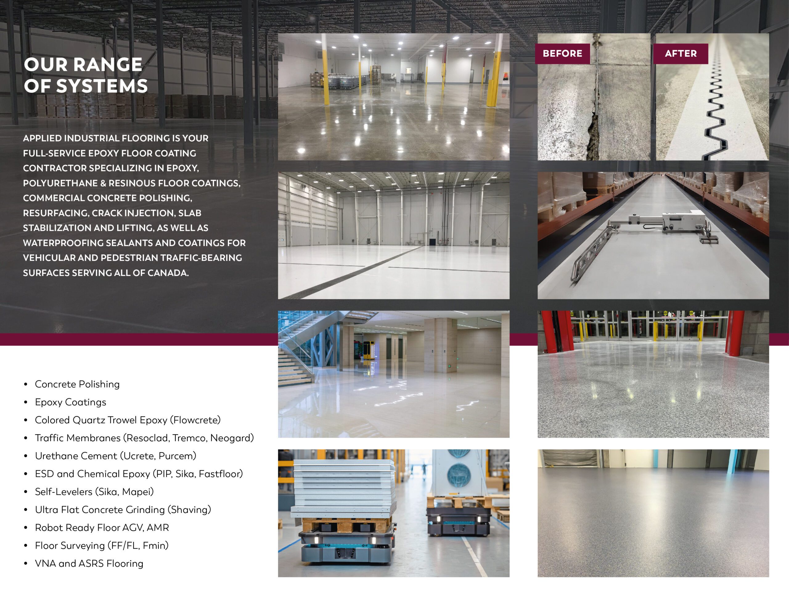 Applied FLooring Brochure 2025 Page 2